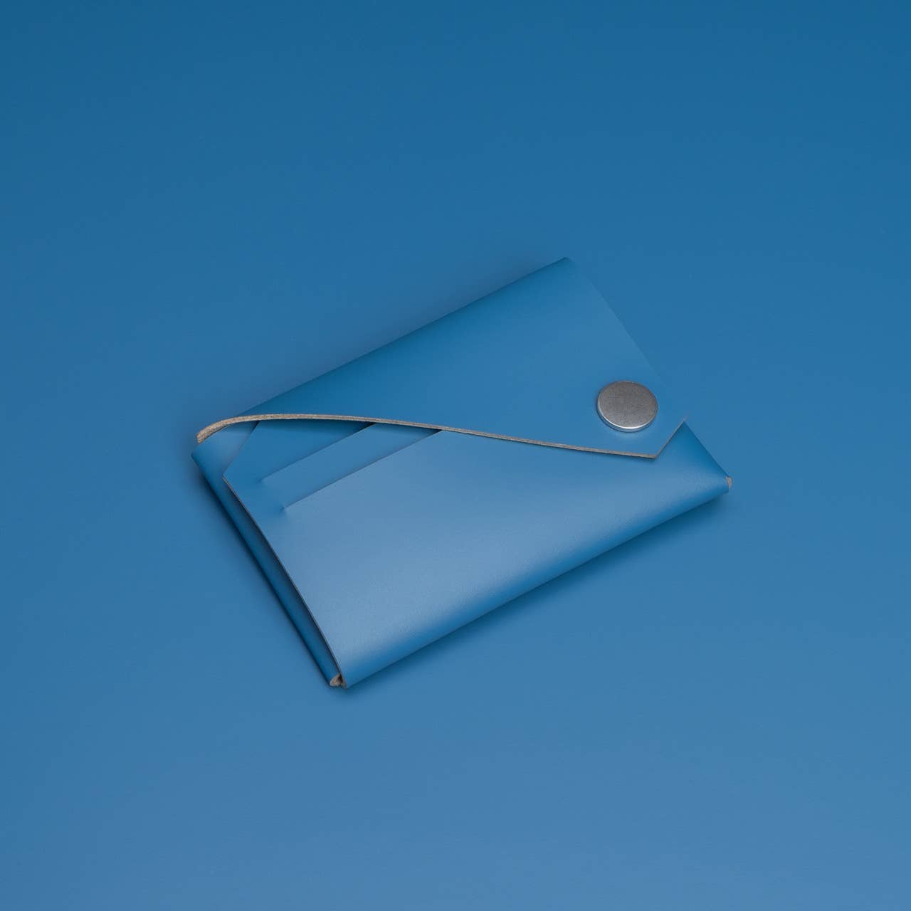 Wallet - Blue - Recycled Leather | LEMUR