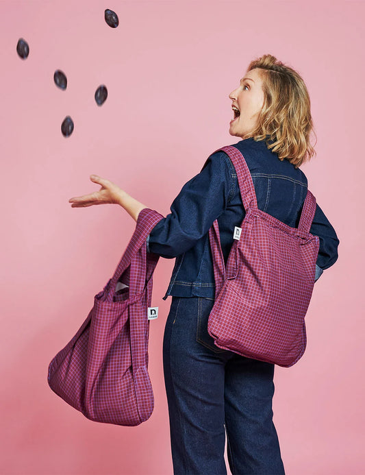 Rugzak en schoudertas in één - Plum Please | Notabag