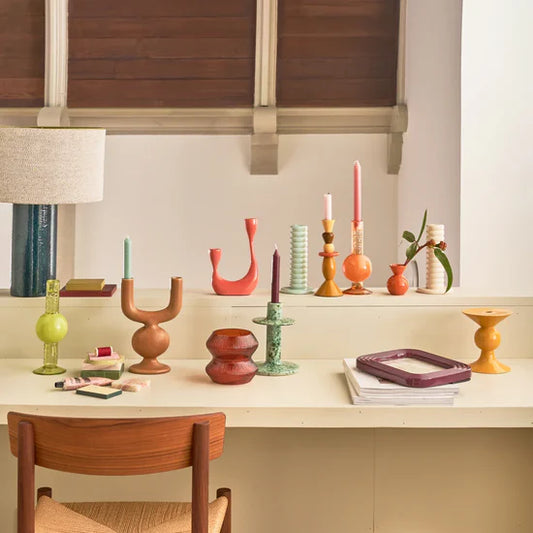 T-light Holder XL Skye - Deep Orange | Urban Nature Culture