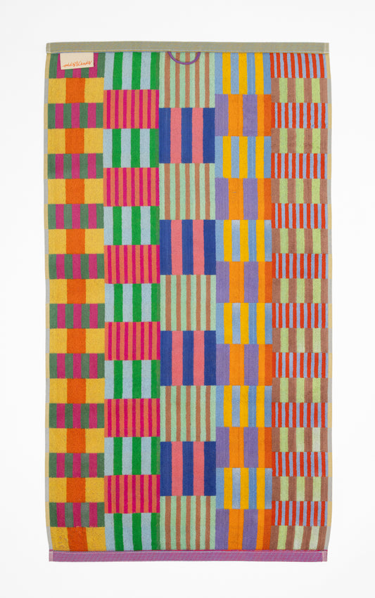 Bath towel - edition 122 - tulip quilt S | Foekje Fleur