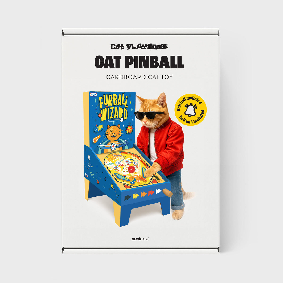 Cat Pinball Scratch Toy | Suck UK