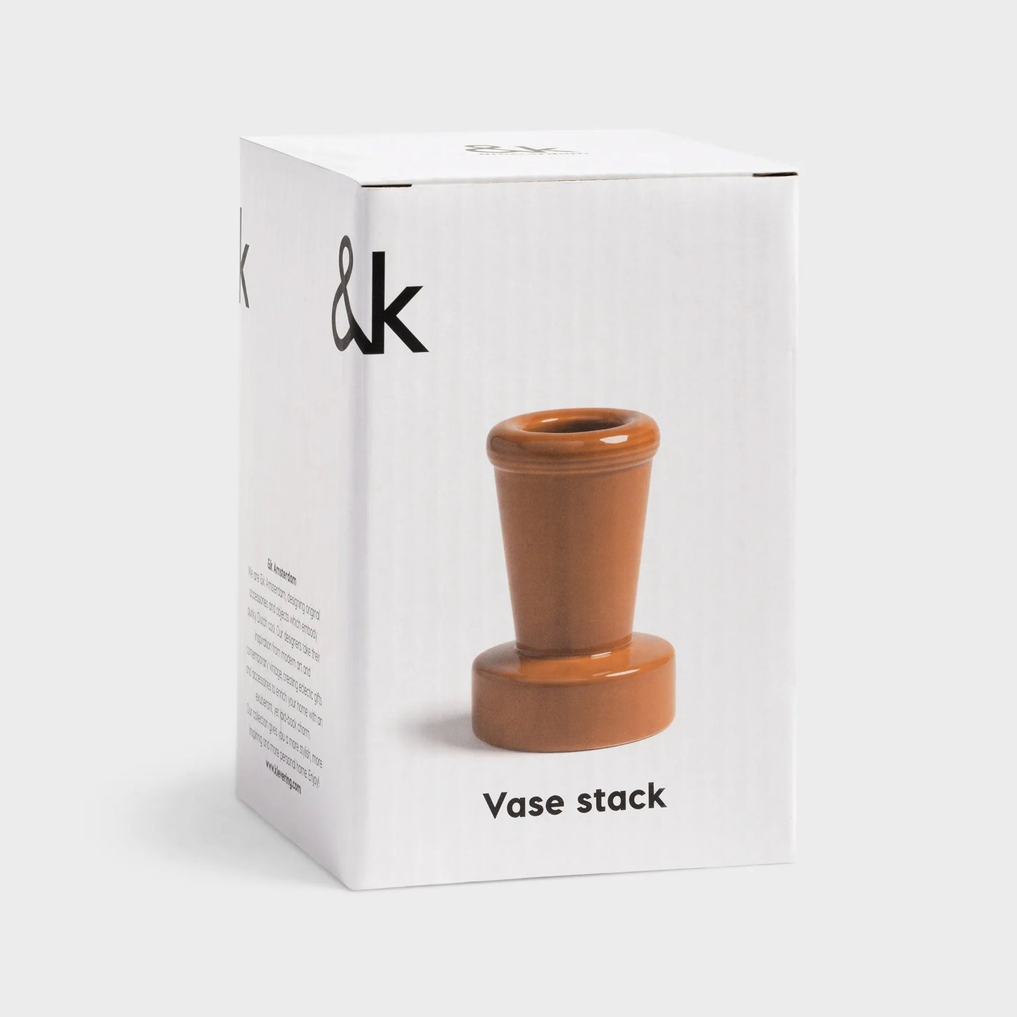 Vase Stack - Terra | &Klevering - de inKijk
