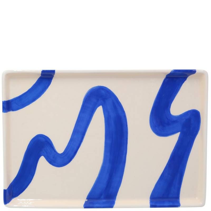 Tray Alejandro - Spanish Swirls Blue | Que Rico