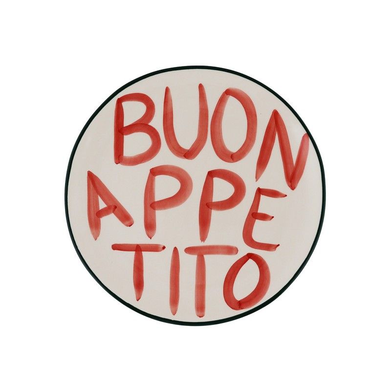 Large Plate Buon Appetito | Atelier Pistache