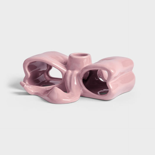 Candle Holder ribbon - Pink | &Klevering - de inKijk