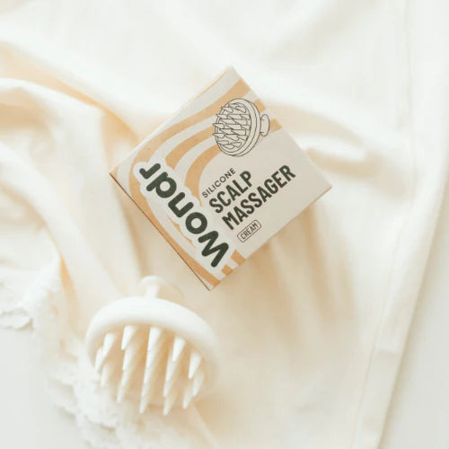 Silicone scalp massager - cream | Wondr Care - de inKijk