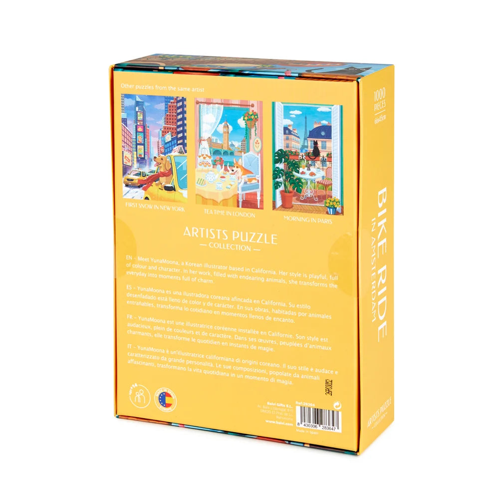 Puzzle Bike Ride in Amsterdam - 1000 pcs. | Balvi