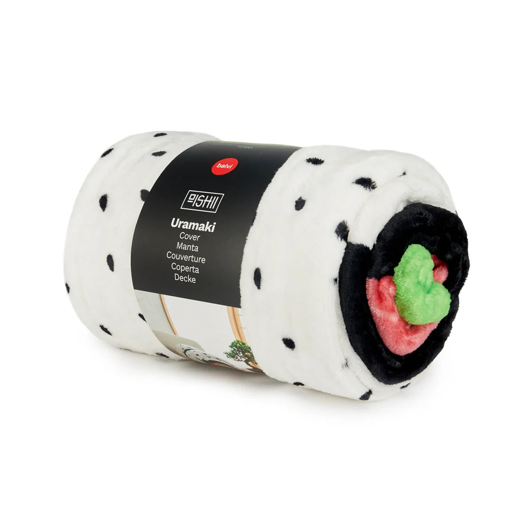 Urumaki Cushion & Blanket - White | Balvi