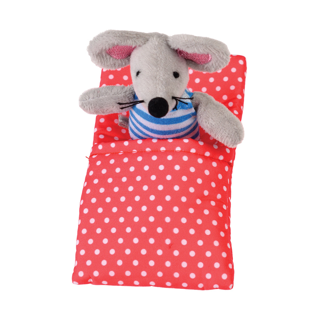 Mini soft toy in a little box - mouse in a house | Rex