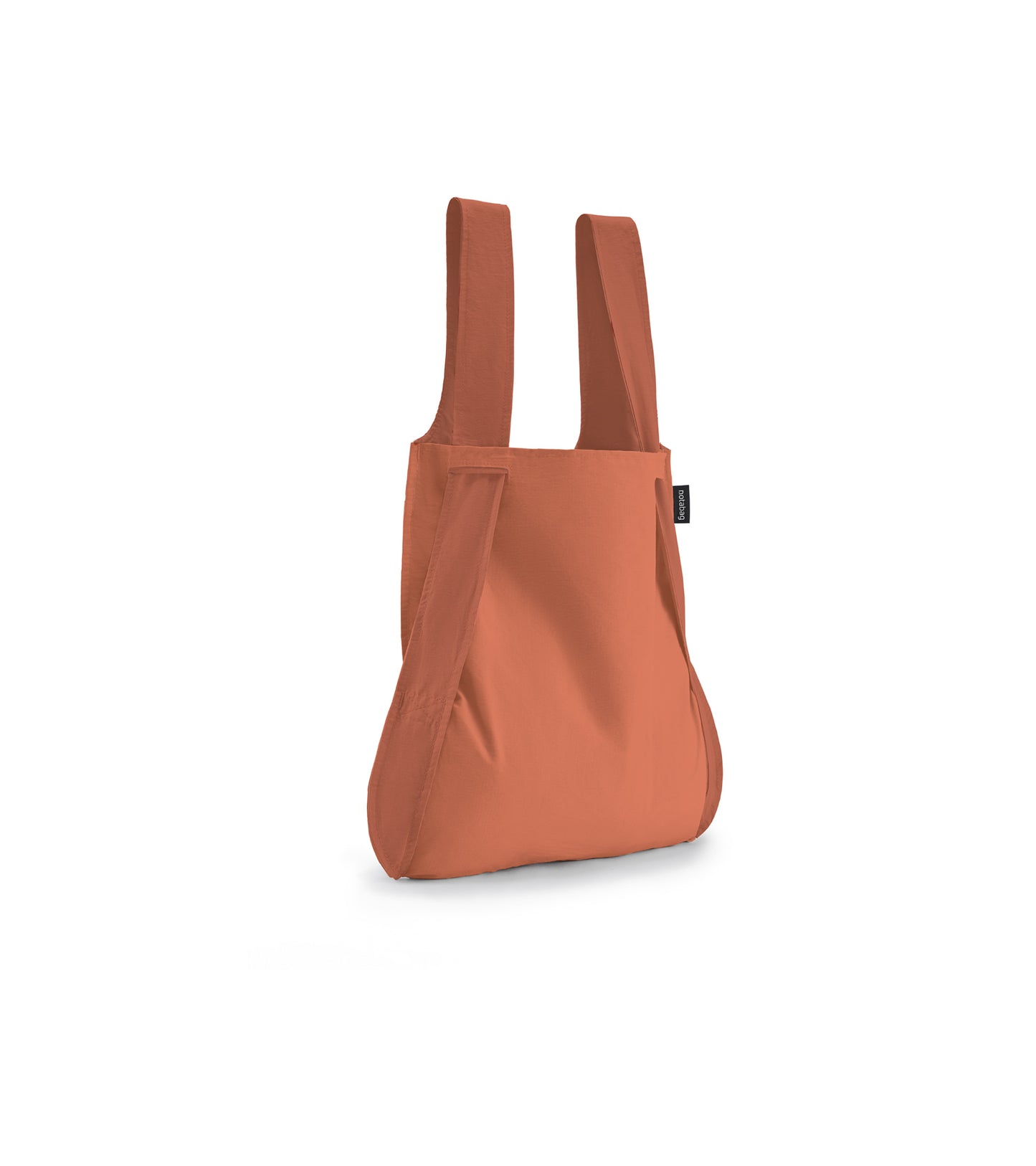Rugzak en schoudertas in één - terracotta | Notabag recycled