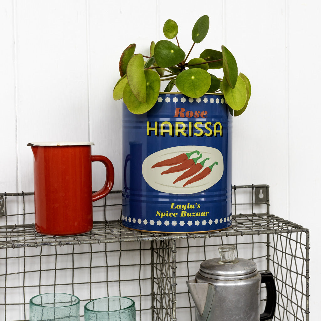 XL storage tins - set of 2 - lemons and harissa | Rex