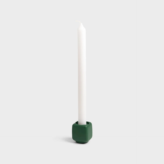 Candle holder - Chunk Green | &Klevering