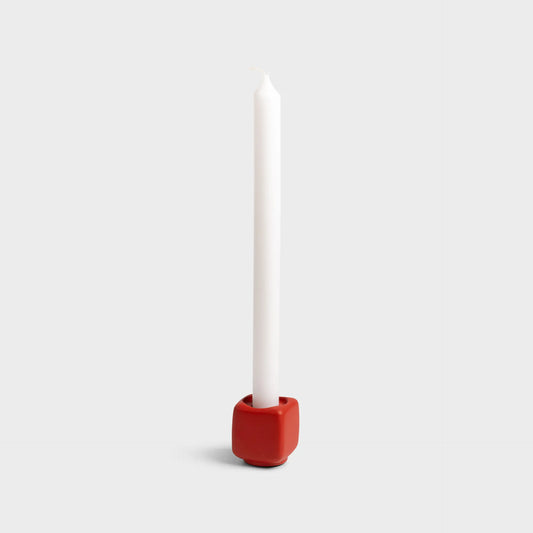 Candle holder - Chunk Red | &Klevering
