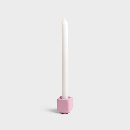 Candle holder - Chunk Pink | &Klevering