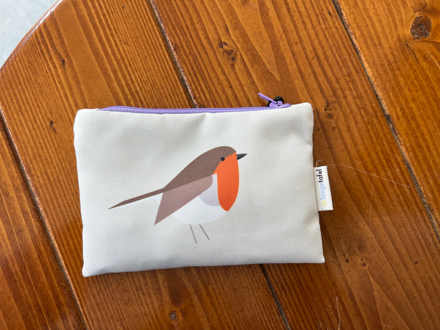 Etui small - roodborst | De Lange Tafel - de inKijk