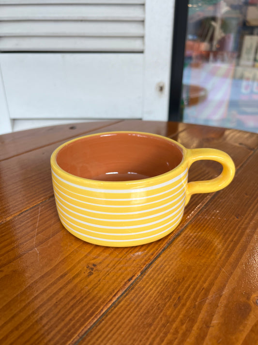 Flat Mug - listas horizontais | A Loja Da Ceramica - de inKijk