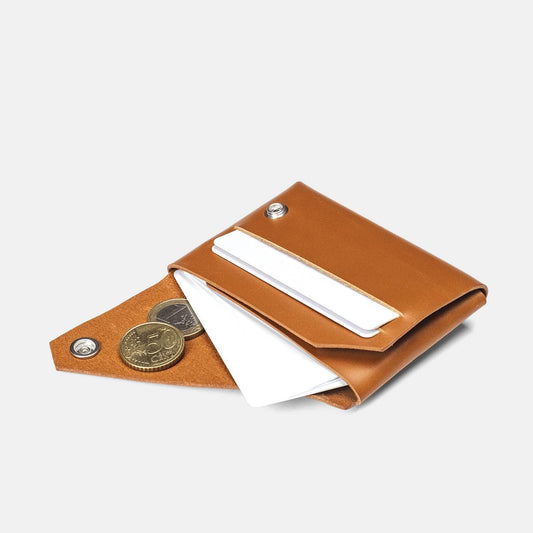 Wallet - Caramel - Full-grain Leather | LEMUR