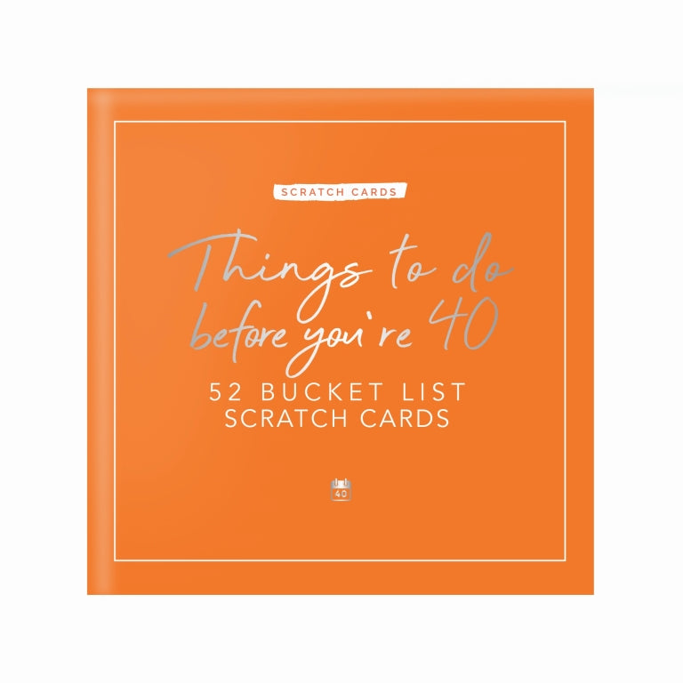 Things to do before you're 40 - Scratch Cards | Gift Republic - de inKijk