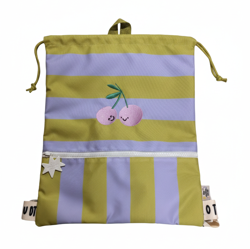 Trekkoordtas Cherry Pop | The Cotton Cloud
