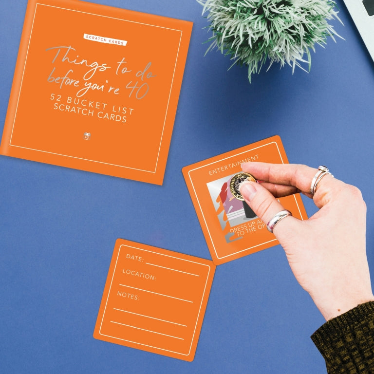 Things to do before you're 40 - Scratch Cards | Gift Republic - de inKijk