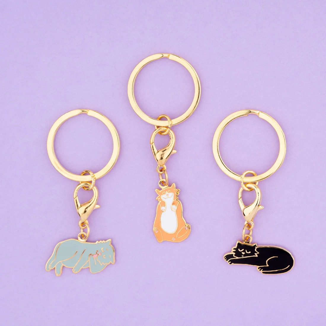 Black cat - key ring | Coucou Suzette - de inKijk