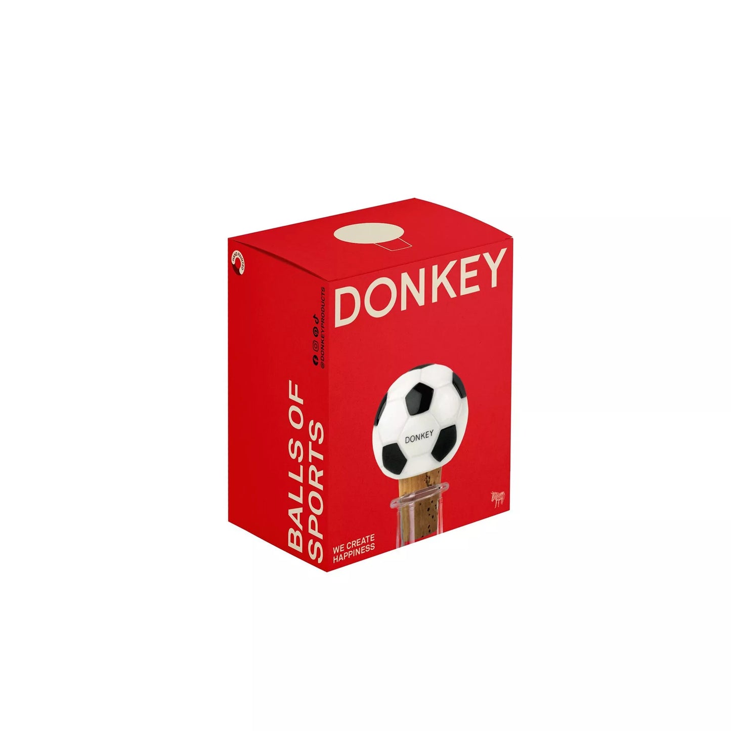 Bottle sealer - soccer ball | Donkey Products - de inKijk