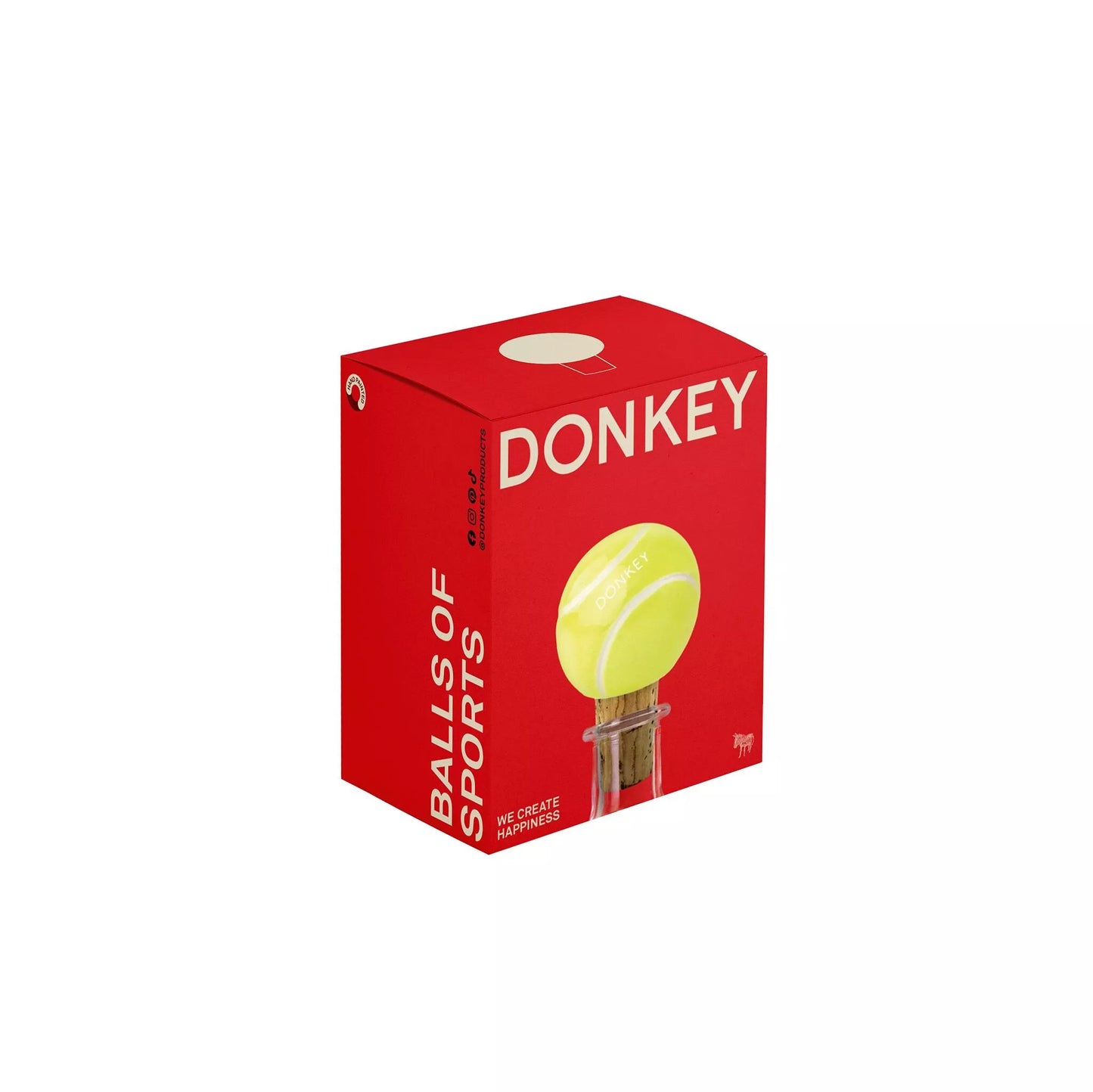 Bottle sealer - tennis ball | Donkey Products - de inKijk