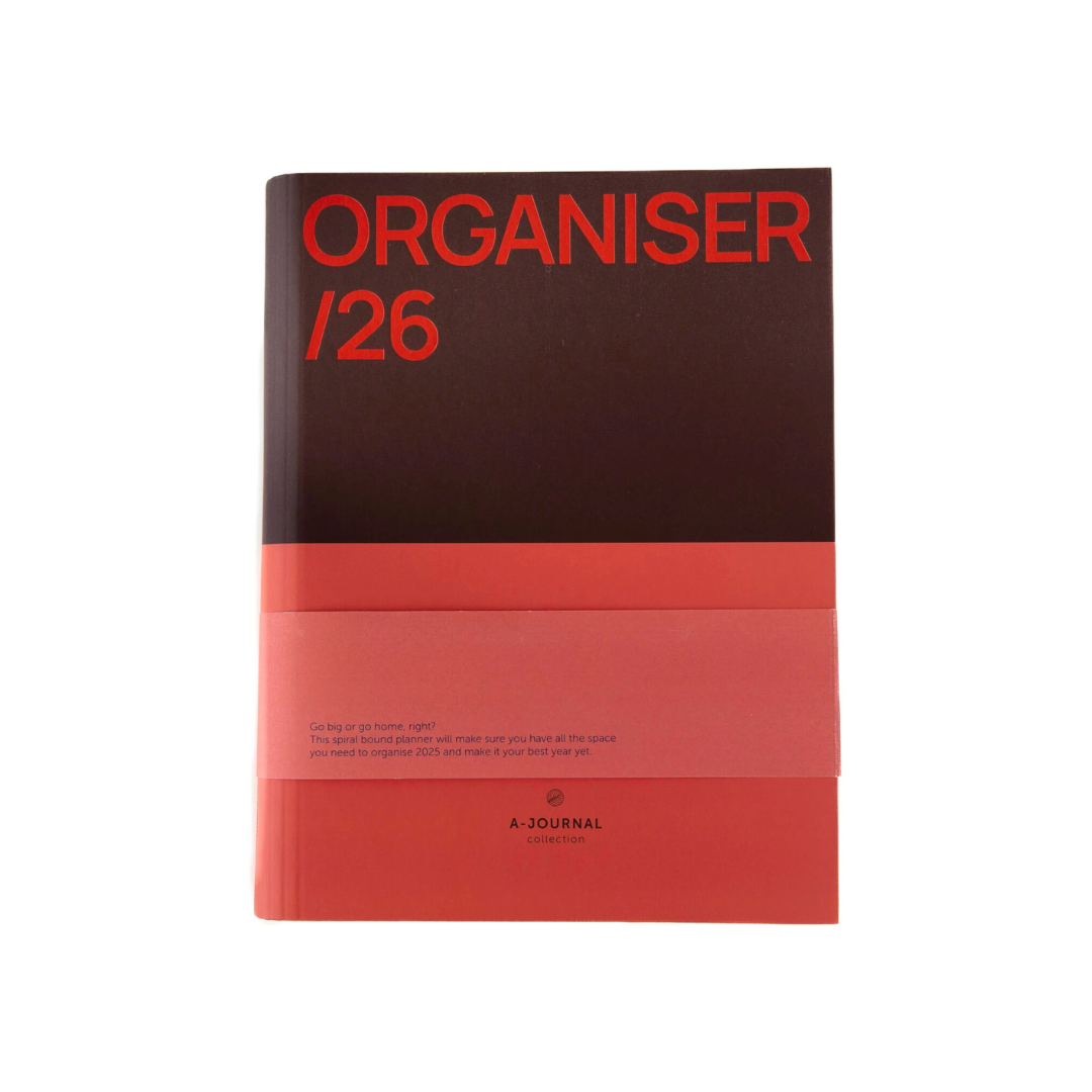 Spiral Organiser 2026 - Coral | A-Journal
