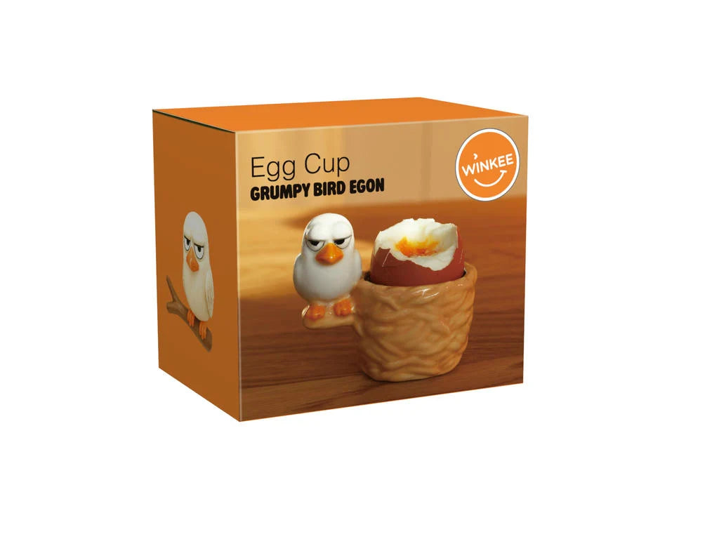 Egg Cup Grumpy Bird - Egon | Winkee Design