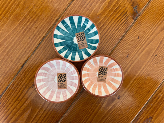 Ray - mini bowl - mauve/terracotta/teal | Casa Cubista - de inKijk