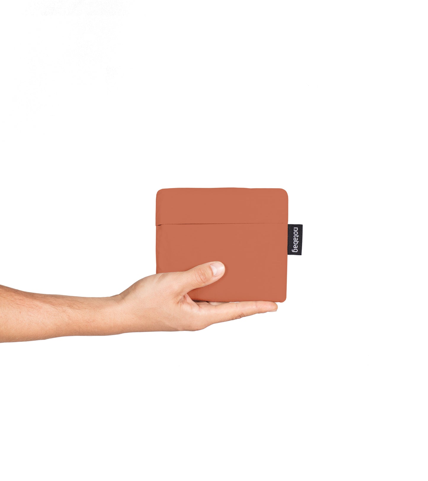 Rugzak en schoudertas in één - terracotta | Notabag recycled