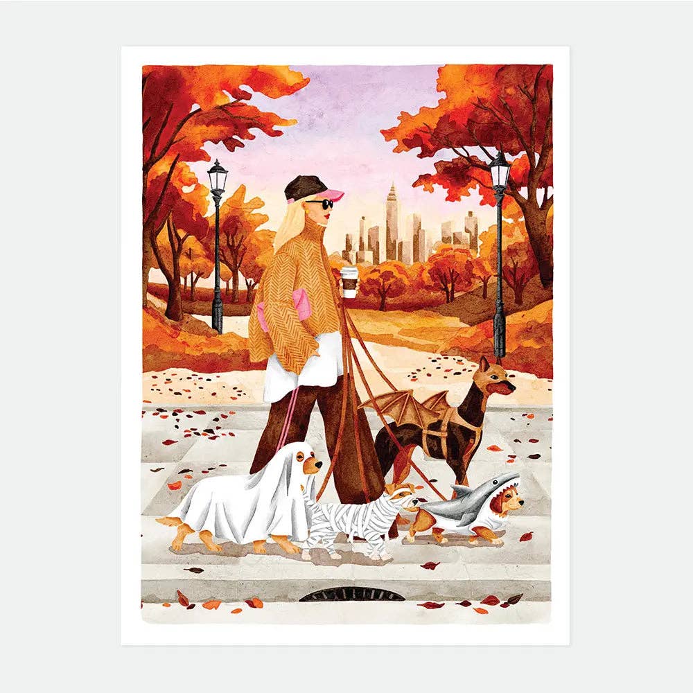 October Walks Poster - Medium | All The Ways To Say