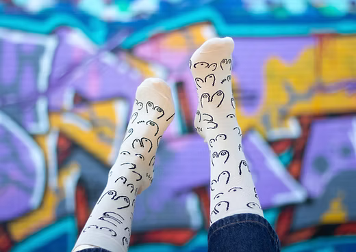 Titties socks - beige | Eat Mielies