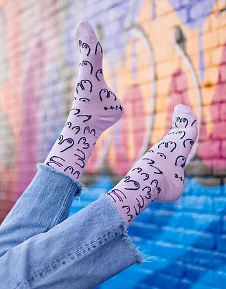 Titties socks - pink | Eat Mielies - de inKijk