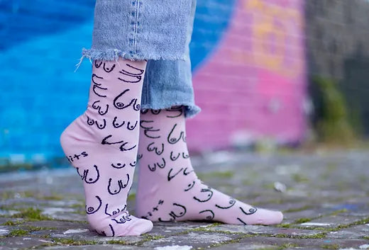 Titties socks - pink | Eat Mielies - de inKijk
