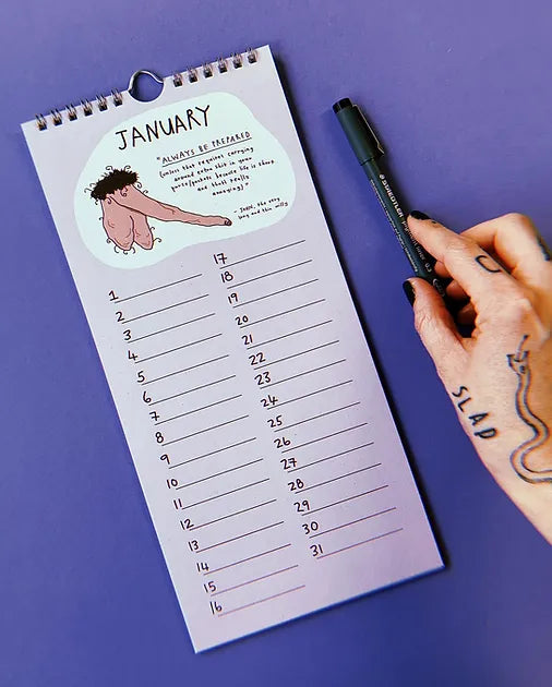 Willy birthday calendar | Eat Mielies - de inKijk