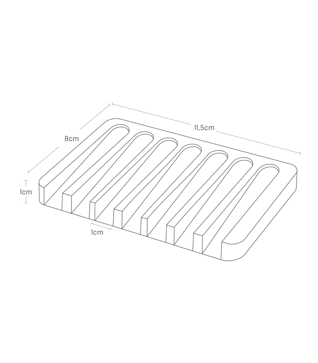 Zeephouder silicone - zwart | Yamazaki