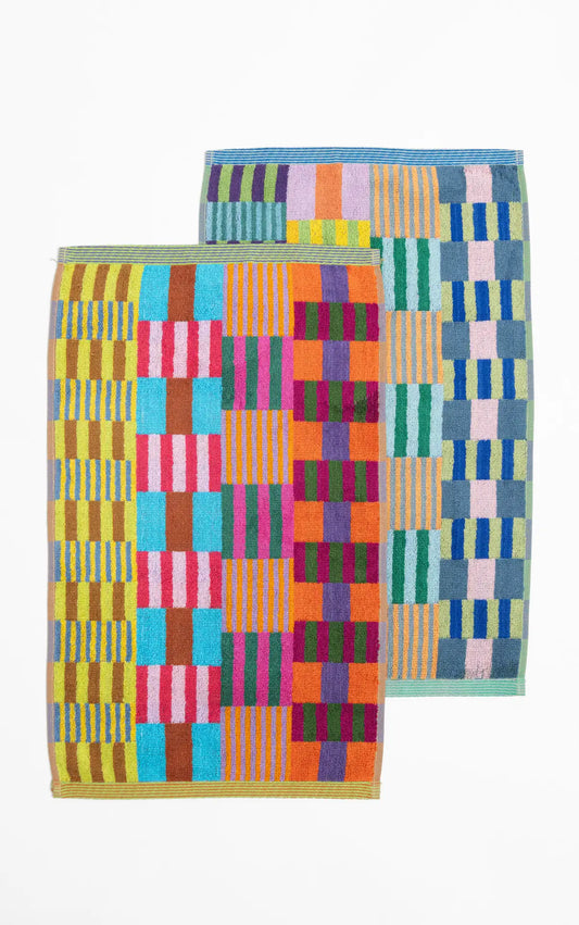 Guest towel duo - edition 75 - tulip quilt | Foekje Fleur