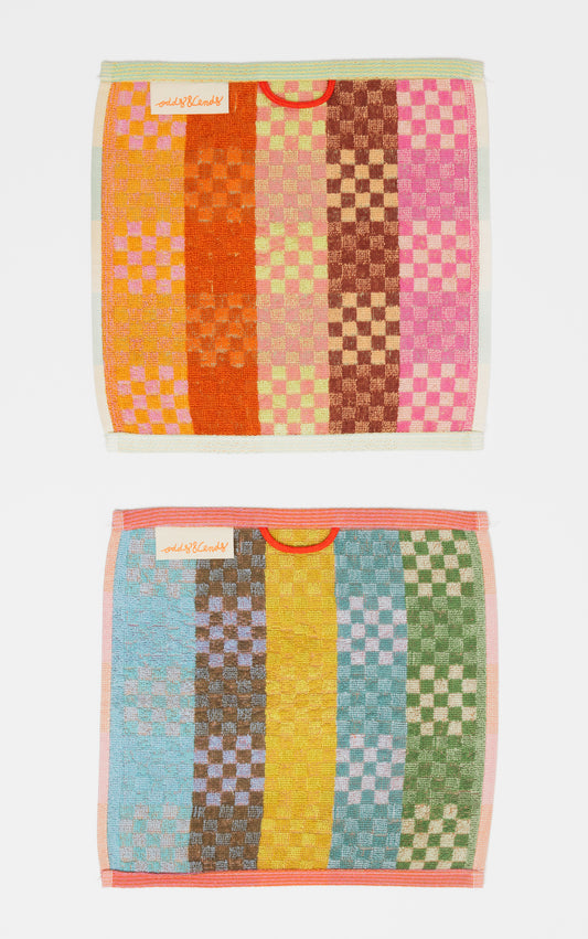 Multi cloth duo - edition 78 - checkered check | Foekje Fleur