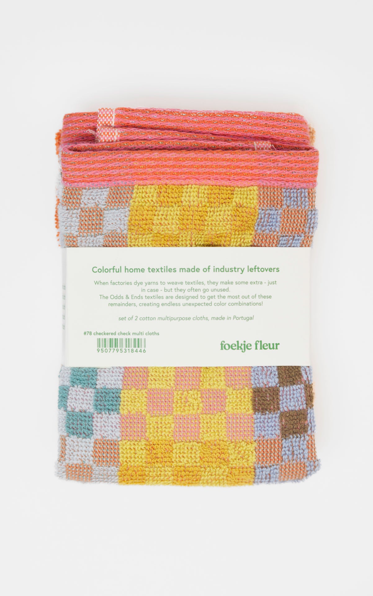 Multi cloth duo - edition 78 - checkered check | Foekje Fleur