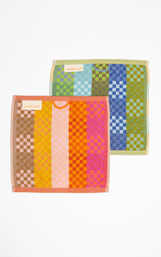 Multi cloth duo - #84 - checkered check | Foekje Fleur