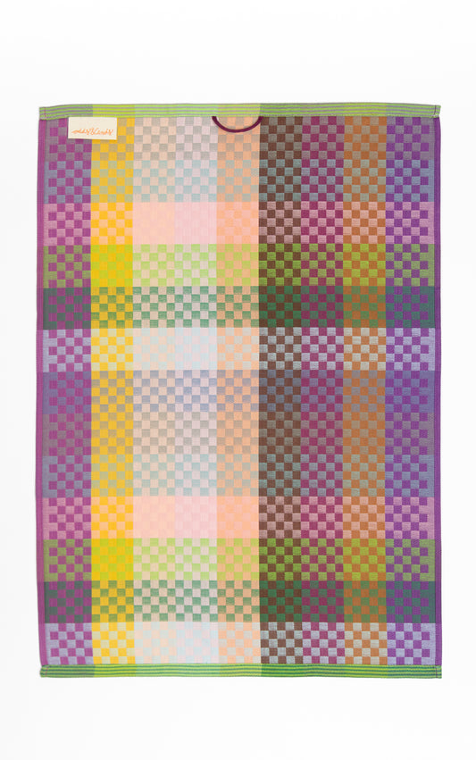 Tea towel - #86B - checkered check | Foekje Fleur