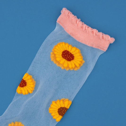 Sunflower Sheer Socks | Coucou Suzette