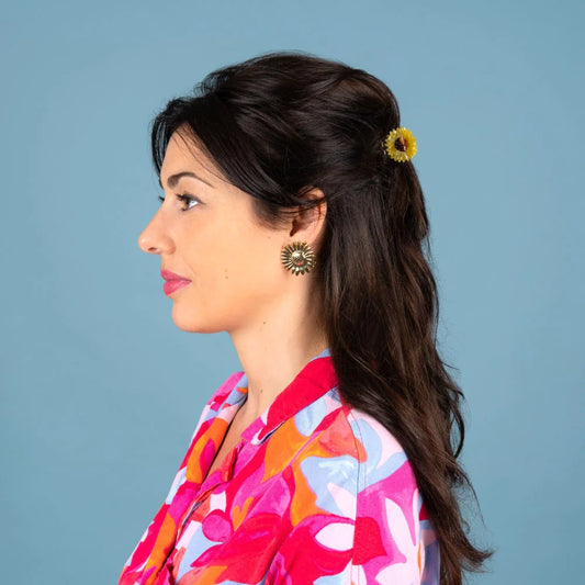 Sunflower mini hair claw | Coucou Suzette