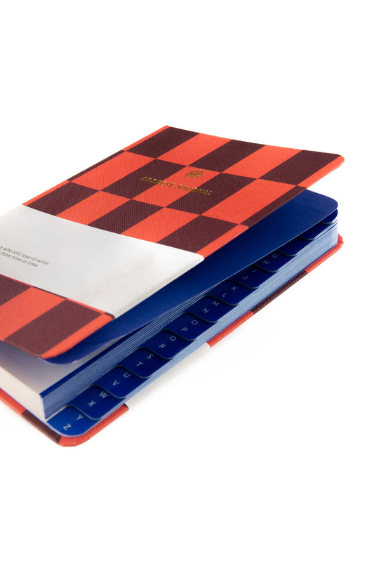 Address Book - Checkered | A-Journal