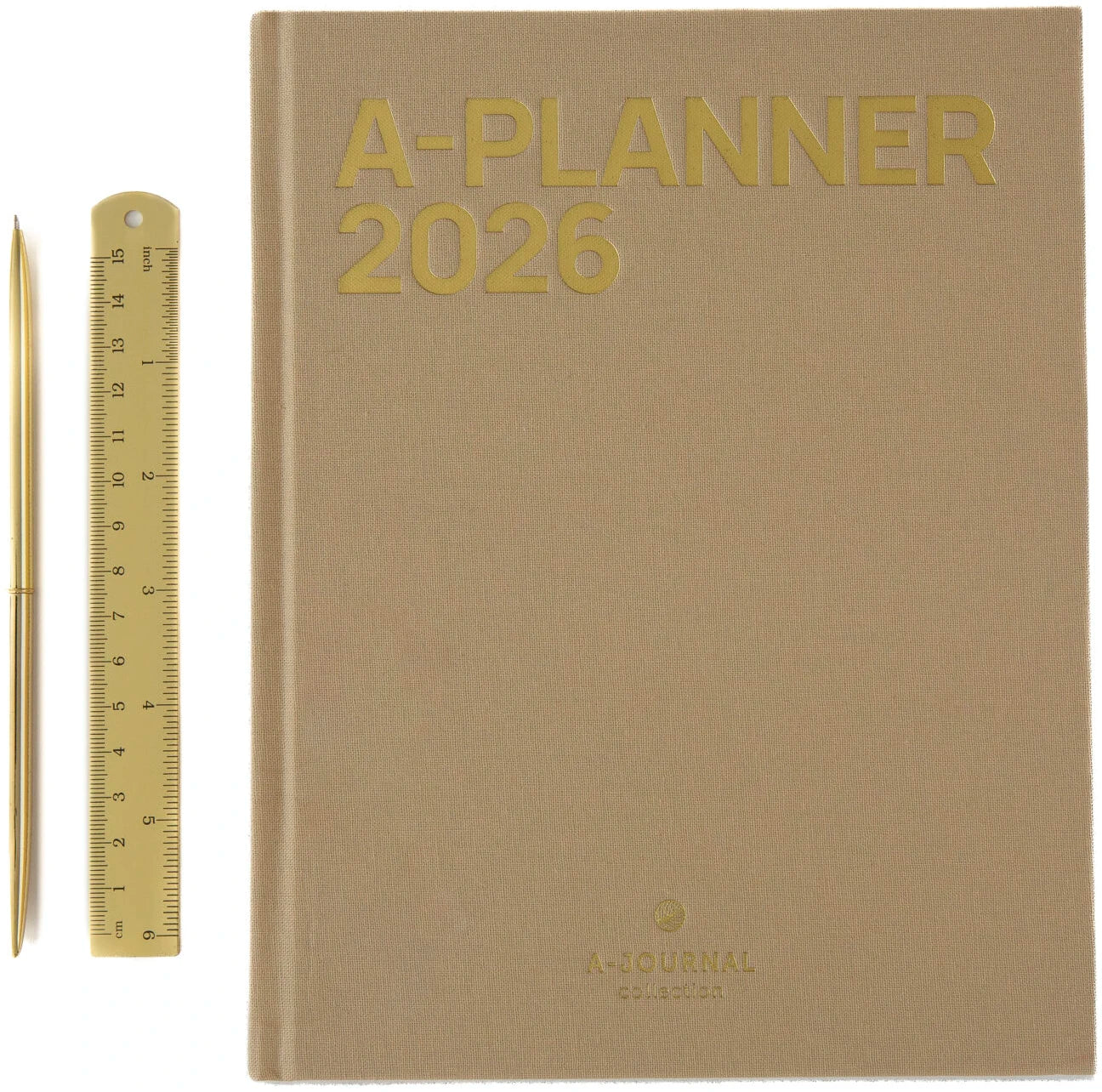 A-Planner 2026 - Beige Linen | A-Journal