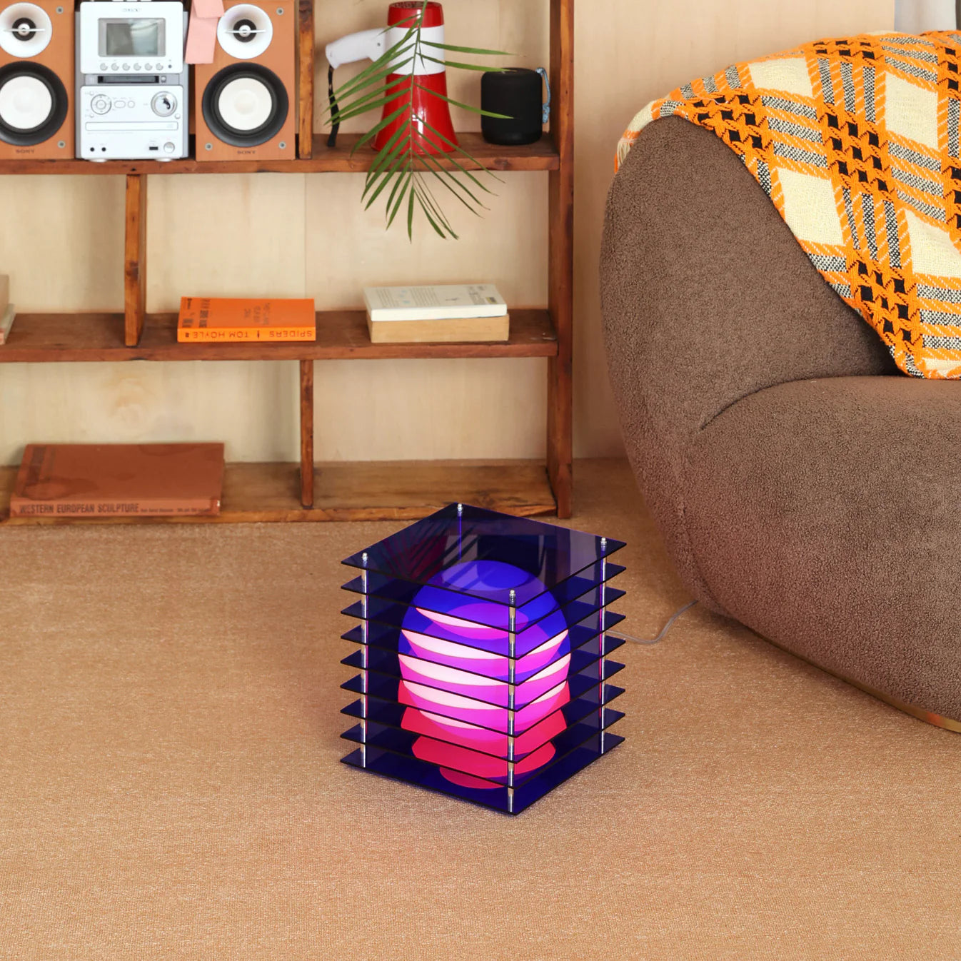 Lop lamp big square - blue | BaNG Design