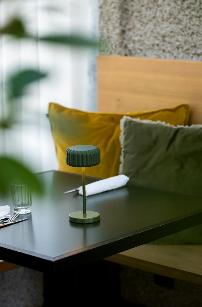 Dentelles lamp MINI bistro - olive | Atelier Pierre