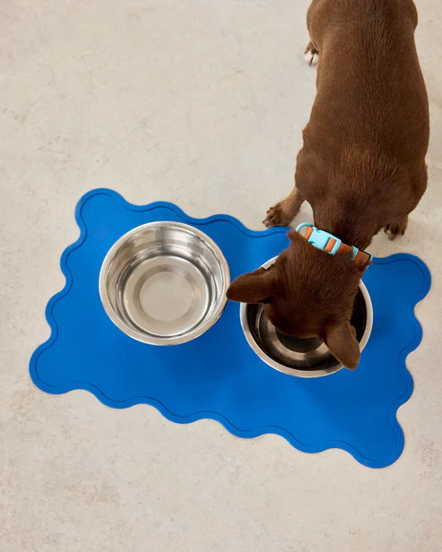 The Fritz Bowl Mat - Snorkle Blue - Large | Approved by Fritz