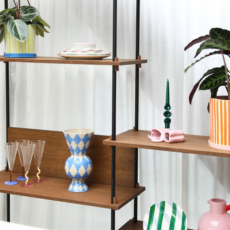 Candle Holder ribbon - Pink | &Klevering - de inKijk